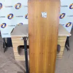 LOTE 177 - 01 MESA SUSPENSA EM MADEIRA PARA LANCHONETE 0,60CM X 1,65CM. (NO ESTADO) ATENÇÃO! FAZER A VISITAÇÃO ANTES DE ARREMATAR, NÃO SABEMOS SE FUNCIONA. LEILÃO NÃO TEM GARANTIA E NEM DEVOLUÇÃO, SUJEITO A POSSÍVEIS AVARIAS VISÍVEIS/OCULTAS E/OU AUSÊNCIA DE COMPONENTES.