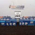 LOTE 022 - 02 CAIXAS DE DISJUNTORES C/09 UNIDADES NO TOTAL, 03 POLOS DIVERSOS MARCA SOPRANO(NOVO). (NO ESTADO) ATENÇÃO! FAZER A VISITAÇÃO ANTES DE ARREMATAR, NÃO SABEMOS SE FUNCIONA. LEILÃO NÃO TEM GARANTIA E NEM DEVOLUÇÃO, SUJEITO A POSSÍVEIS AVARIAS VISÍVEIS/OCULTAS E/OU AUSÊNCIA DE COMPONENTES.