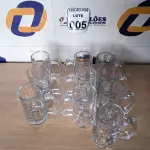 LOTE 005 - 10 CANECAS DE VIDRO PARA CHOPP. (NO ESTADO) ATENÇÃO! FAZER A VISITAÇÃO ANTES DE ARREMATAR, NÃO SABEMOS SE FUNCIONA. LEILÃO NÃO TEM GARANTIA E NEM DEVOLUÇÃO, SUJEITO A POSSÍVEIS AVARIAS VISÍVEIS/OCULTAS E/OU AUSÊNCIA DE COMPONENTES.