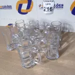 LOTE 216 - 10 CANECAS DE VIDRO PARA CHOPP. (NO ESTADO) ATENÇÃO! FAZER A VISITAÇÃO ANTES DE ARREMATAR, NÃO SABEMOS SE FUNCIONA. LEILÃO NÃO TEM GARANTIA E NEM DEVOLUÇÃO, SUJEITO A POSSÍVEIS AVARIAS VISÍVEIS/OCULTAS E/OU AUSÊNCIA DE COMPONENTES.
