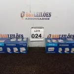 LOTE 024 - 02 CAIXAS DE DISJUNTORES C/04 UNIDADES EM CADA, 03 POLOS MARCA SOPRANO(NOVO). (NO ESTADO) ATENÇÃO! FAZER A VISITAÇÃO ANTES DE ARREMATAR, NÃO SABEMOS SE FUNCIONA. LEILÃO NÃO TEM GARANTIA E NEM DEVOLUÇÃO, SUJEITO A POSSÍVEIS AVARIAS VISÍVEIS/OCULTAS E/OU AUSÊNCIA DE COMPONENTES.