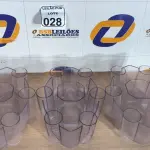 LOTE 028 - 03 BALDES EM ACRÍLICO TRANSPARENTE PARA COMBO. (NO ESTADO) ATENÇÃO! FAZER A VISITAÇÃO ANTES DE ARREMATAR, NÃO SABEMOS SE FUNCIONA. LEILÃO NÃO TEM GARANTIA E NEM DEVOLUÇÃO, SUJEITO A POSSÍVEIS AVARIAS VISÍVEIS/OCULTAS E/OU AUSÊNCIA DE COMPONENTES.