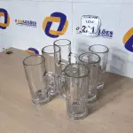 LOTE 221 - 06 CANECAS DE VIDRO PARA CHOPP. (NO ESTADO) ATENÇÃO! FAZER A VISITAÇÃO ANTES DE ARREMATAR, NÃO SABEMOS SE FUNCIONA. LEILÃO NÃO TEM GARANTIA E NEM DEVOLUÇÃO, SUJEITO A POSSÍVEIS AVARIAS VISÍVEIS/OCULTAS E/OU AUSÊNCIA DE COMPONENTES.