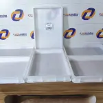 LOTE 230 - 06 CAIXAS ORGANIZADORAS EM PLÁSTICO. (NO ESTADO) ATENÇÃO! FAZER A VISITAÇÃO ANTES DE ARREMATAR, NÃO SABEMOS SE FUNCIONA. LEILÃO NÃO TEM GARANTIA E NEM DEVOLUÇÃO, SUJEITO A POSSÍVEIS AVARIAS VISÍVEIS/OCULTAS E/OU AUSÊNCIA DE COMPONENTES.