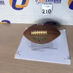 LOTE 210 - 01 BOLA PARA FUTEBOL AMERICANO PARA DECORAÇÃO. (NO ESTADO) ATENÇÃO! FAZER A VISITAÇÃO ANTES DE ARREMATAR, NÃO SABEMOS SE FUNCIONA. LEILÃO NÃO TEM GARANTIA E NEM DEVOLUÇÃO, SUJEITO A POSSÍVEIS AVARIAS VISÍVEIS/OCULTAS E/OU AUSÊNCIA DE COMPONENTES.