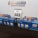 LOTE 022 - 02 CAIXAS DE DISJUNTORES C/09 UNIDADES NO TOTAL, 03 POLOS DIVERSOS MARCA SOPRANO(NOVO). (NO ESTADO) ATENÇÃO! FAZER A VISITAÇÃO ANTES DE ARREMATAR, NÃO SABEMOS SE FUNCIONA. LEILÃO NÃO TEM GARANTIA E NEM DEVOLUÇÃO, SUJEITO A POSSÍVEIS AVARIAS VISÍVEIS/OCULTAS E/OU AUSÊNCIA DE COMPONENTES.