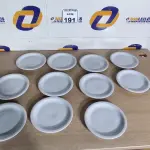 LOTE 191 - 11 PRATOS PARA SOBREMESAS EM PORCELANA. (NO ESTADO) ATENÇÃO! FAZER A VISITAÇÃO ANTES DE ARREMATAR, NÃO SABEMOS SE FUNCIONA. LEILÃO NÃO TEM GARANTIA E NEM DEVOLUÇÃO, SUJEITO A POSSÍVEIS AVARIAS VISÍVEIS/OCULTAS E/OU AUSÊNCIA DE COMPONENTES.