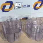 LOTE 094 - 02 BALDES EM ACRÍLICO TRANSPARENTE PARA COMBO. (NO ESTADO) ATENÇÃO! FAZER A VISITAÇÃO ANTES DE ARREMATAR, NÃO SABEMOS SE FUNCIONA. LEILÃO NÃO TEM GARANTIA E NEM DEVOLUÇÃO, SUJEITO A POSSÍVEIS AVARIAS VISÍVEIS/OCULTAS E/OU AUSÊNCIA DE COMPONENTES.