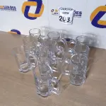 LOTE 208 - 10 CANECAS DE VIDRO PARA CHOPP. (NO ESTADO) ATENÇÃO! FAZER A VISITAÇÃO ANTES DE ARREMATAR, NÃO SABEMOS SE FUNCIONA. LEILÃO NÃO TEM GARANTIA E NEM DEVOLUÇÃO, SUJEITO A POSSÍVEIS AVARIAS VISÍVEIS/OCULTAS E/OU AUSÊNCIA DE COMPONENTES.