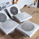 LOTE 097 - 05 EXAUSTORES PARA BANHEIRO. (NO ESTADO) ATENÇÃO! FAZER A VISITAÇÃO ANTES DE ARREMATAR, NÃO SABEMOS SE FUNCIONA. LEILÃO NÃO TEM GARANTIA E NEM DEVOLUÇÃO, SUJEITO A POSSÍVEIS AVARIAS VISÍVEIS/OCULTAS E/OU AUSÊNCIA DE COMPONENTES.