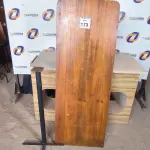 LOTE 173 - 01 MESA SUSPENSA EM MADEIRA PARA LANCHONETE 0,60CM X 1,65CM. (NO ESTADO) ATENÇÃO! FAZER A VISITAÇÃO ANTES DE ARREMATAR, NÃO SABEMOS SE FUNCIONA. LEILÃO NÃO TEM GARANTIA E NEM DEVOLUÇÃO, SUJEITO A POSSÍVEIS AVARIAS VISÍVEIS/OCULTAS E/OU AUSÊNCIA DE COMPONENTES.