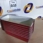 LOTE 053 - 08 FORMAS EM ALUMÍNIO. (NO ESTADO) ATENÇÃO! FAZER A VISITAÇÃO ANTES DE ARREMATAR, NÃO SABEMOS SE FUNCIONA. LEILÃO NÃO TEM GARANTIA E NEM DEVOLUÇÃO, SUJEITO A POSSÍVEIS AVARIAS VISÍVEIS/OCULTAS E/OU AUSÊNCIA DE COMPONENTES.