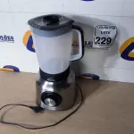 LOTE 229 - 01 LIQUIDIFICADOR PHILIPS WALITA 220VOLTS. (NO ESTADO) ATENÇÃO! FAZER A VISITAÇÃO ANTES DE ARREMATAR, NÃO SABEMOS SE FUNCIONA. LEILÃO NÃO TEM GARANTIA E NEM DEVOLUÇÃO, SUJEITO A POSSÍVEIS AVARIAS VISÍVEIS/OCULTAS E/OU AUSÊNCIA DE COMPONENTES.
