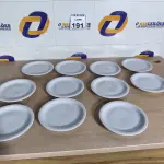 LOTE 191 - 11 PRATOS PARA SOBREMESAS EM PORCELANA. (NO ESTADO) ATENÇÃO! FAZER A VISITAÇÃO ANTES DE ARREMATAR, NÃO SABEMOS SE FUNCIONA. LEILÃO NÃO TEM GARANTIA E NEM DEVOLUÇÃO, SUJEITO A POSSÍVEIS AVARIAS VISÍVEIS/OCULTAS E/OU AUSÊNCIA DE COMPONENTES.