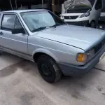 LOTE 003 - 01 VW GOL CL Á GASOLINA; ANO 1994 NA COR AZUL. (NO ESTADO)