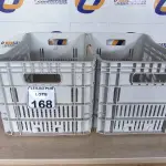 LOTE 168 - 02 CAIXAS PARA TRANSPORTE. (NO ESTADO) ATENÇÃO! FAZER A VISITAÇÃO ANTES DE ARREMATAR, NÃO SABEMOS SE FUNCIONA. LEILÃO NÃO TEM GARANTIA E NEM DEVOLUÇÃO, SUJEITO A POSSÍVEIS AVARIAS VISÍVEIS/OCULTAS E/OU AUSÊNCIA DE COMPONENTES.