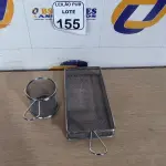 LOTE 155 - 02 CESTAS PARA ALIMENTOS. (NO ESTADO) ATENÇÃO! FAZER A VISITAÇÃO ANTES DE ARREMATAR, NÃO SABEMOS SE FUNCIONA. LEILÃO NÃO TEM GARANTIA E NEM DEVOLUÇÃO, SUJEITO A POSSÍVEIS AVARIAS VISÍVEIS/OCULTAS E/OU AUSÊNCIA DE COMPONENTES.