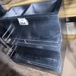 LOTE 004 - 01 ARMÁRIO EM INOX COM 02 CUBAS TIPO DEGRAU. (NO ESTADO) ATENÇÃO! FAZER A VISITAÇÃO ANTES DE ARREMATAR, NÃO SABEMOS SE FUNCIONA. LEILÃO NÃO TEM GARANTIA E NEM DEVOLUÇÃO, SUJEITO A POSSÍVEIS AVARIAS VISÍVEIS/OCULTAS E/OU AUSÊNCIA DE COMPONENTES.