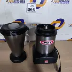 LOTE 066 - 01 LIQUIDIFICADOR INDUSTRIAL POLI. (NO ESTADO) ATENÇÃO! FAZER A VISITAÇÃO ANTES DE ARREMATAR, NÃO SABEMOS SE FUNCIONA. LEILÃO NÃO TEM GARANTIA E NEM DEVOLUÇÃO, SUJEITO A POSSÍVEIS AVARIAS VISÍVEIS/OCULTAS E/OU AUSÊNCIA DE COMPONENTES.