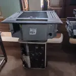 LOTE 021 - 01 AR CONDICIONADO COM EVAPORADORA DE TETO K7. (NO ESTADO) ATENÇÃO! FAZER A VISITAÇÃO ANTES DE ARREMATAR, NÃO SABEMOS SE FUNCIONA. LEILÃO NÃO TEM GARANTIA E NEM DEVOLUÇÃO, SUJEITO A POSSÍVEIS AVARIAS VISÍVEIS/OCULTAS E/OU AUSÊNCIA DE COMPONENTES.