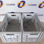 LOTE 157 - 02 CAIXAS PARA TRANSPORTE. (NO ESTADO) ATENÇÃO! FAZER A VISITAÇÃO ANTES DE ARREMATAR, NÃO SABEMOS SE FUNCIONA. LEILÃO NÃO TEM GARANTIA E NEM DEVOLUÇÃO, SUJEITO A POSSÍVEIS AVARIAS VISÍVEIS/OCULTAS E/OU AUSÊNCIA DE COMPONENTES.