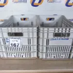 LOTE 167 - 02 CAIXAS PARA TRANSPORTE. (NO ESTADO) ATENÇÃO! FAZER A VISITAÇÃO ANTES DE ARREMATAR, NÃO SABEMOS SE FUNCIONA. LEILÃO NÃO TEM GARANTIA E NEM DEVOLUÇÃO, SUJEITO A POSSÍVEIS AVARIAS VISÍVEIS/OCULTAS E/OU AUSÊNCIA DE COMPONENTES. 