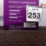LOTE 253 - 01 LATA DE TINTA BRANCO NEVE FOSCO 18L INTERNA/EXTERNA SUVINIL (NOVO). (NO ESTADO) ATENÇÃO! FAZER A VISITAÇÃO ANTES DE ARREMATAR, NÃO SABEMOS SE FUNCIONA. LEILÃO NÃO TEM GARANTIA E NEM DEVOLUÇÃO, SUJEITO A POSSÍVEIS AVARIAS VISÍVEIS/OCULTAS E/OU AUSÊNCIA DE COMPONENTES.