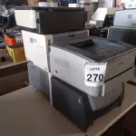 LOTE 270 - 05 IMPRESSORAS MARCAS E MODELOS DIVERSOS. (NO ESTADO) ATENÇÃO! FAZER A VISITAÇÃO ANTES DE ARREMATAR, NÃO SABEMOS SE FUNCIONA. LEILÃO NÃO TEM GARANTIA E NEM DEVOLUÇÃO, SUJEITO A POSSÍVEIS AVARIAS VISÍVEIS/OCULTAS E/OU AUSÊNCIA DE COMPONENTES.