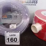 LOTE 160 - 01 CAIXA SIFONADA MARCA KRONA(NOVO) E 01 MANGUEIRA CRISTAL 5/16X1.0MM(NOVO). (NO ESTADO) ATENÇÃO! FAZER A VISITAÇÃO ANTES DE ARREMATAR, NÃO SABEMOS SE FUNCIONA. LEILÃO NÃO TEM GARANTIA E NEM DEVOLUÇÃO, SUJEITO A POSSÍVEIS AVARIAS VISÍVEIS/OCULTAS E/OU AUSÊNCIA DE COMPONENTES.
