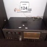 LOTE 124 - 01 TOCA FITAS ANTIGO MARCA GRADIENTE COM 02 CAIXAS DE SOM. (NO ESTADO) ATENÇÃO! FAZER A VISITAÇÃO ANTES DE ARREMATAR, NÃO SABEMOS SE FUNCIONA. LEILÃO NÃO TEM GARANTIA E NEM DEVOLUÇÃO, SUJEITO A POSSÍVEIS AVARIAS VISÍVEIS/OCULTAS E/OU AUSÊNCIA DE COMPONENTES.