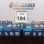 LOTE 184 - 02 CAIXAS DE DISJUNTORES C/08 UNIDADES MARCA SOPRANO(NOVO). (NO ESTADO) ATENÇÃO! FAZER A VISITAÇÃO ANTES DE ARREMATAR, NÃO SABEMOS SE FUNCIONA. LEILÃO NÃO TEM GARANTIA E NEM DEVOLUÇÃO, SUJEITO A POSSÍVEIS AVARIAS VISÍVEIS/OCULTAS E/OU AUSÊNCIA DE COMPONENTES.
