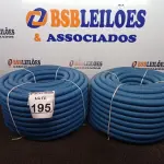 LOTE 195 - 02 ROLOS ELETRODUTOS CORRUGADOS(NOVO). (NO ESTADO) ATENÇÃO! FAZER A VISITAÇÃO ANTES DE ARREMATAR, NÃO SABEMOS SE FUNCIONA. LEILÃO NÃO TEM GARANTIA E NEM DEVOLUÇÃO, SUJEITO A POSSÍVEIS AVARIAS VISÍVEIS/OCULTAS E/OU AUSÊNCIA DE COMPONENTES.