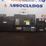 LOTE 167 - 03 NOTEBOOKS MARCAS E MODELOS DIVERSOS P/RETIRADA DE PEÇAS. (NO ESTADO) ATENÇÃO! FAZER A VISITAÇÃO ANTES DE ARREMATAR, NÃO SABEMOS SE FUNCIONA. LEILÃO NÃO TEM GARANTIA E NEM DEVOLUÇÃO, SUJEITO A POSSÍVEIS AVARIAS VISÍVEIS/OCULTAS E/OU AUSÊNCIA DE COMPONENTES.