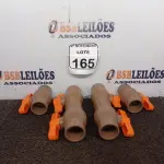 LOTE 165 - 05 REGISTROS ESFERAS DE PVC 40MM(NOVO). (NO ESTADO) ATENÇÃO! FAZER A VISITAÇÃO ANTES DE ARREMATAR, NÃO SABEMOS SE FUNCIONA. LEILÃO NÃO TEM GARANTIA E NEM DEVOLUÇÃO, SUJEITO A POSSÍVEIS AVARIAS VISÍVEIS/OCULTAS E/OU AUSÊNCIA DE COMPONENTES.