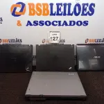 LOTE 127 - 04 NOTEBOOKS MARCAS E MODELOS DIVERSOS P/RETIRADA DE PEÇAS. (NO ESTADO) ATENÇÃO! FAZER A VISITAÇÃO ANTES DE ARREMATAR, NÃO SABEMOS SE FUNCIONA. LEILÃO NÃO TEM GARANTIA E NEM DEVOLUÇÃO, SUJEITO A POSSÍVEIS AVARIAS VISÍVEIS/OCULTAS E/OU AUSÊNCIA DE COMPONENTES.