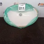 LOTE 211 - 01 CUBA OVAL NA COR BRANCA(NOVO). (NO ESTADO) ATENÇÃO! FAZER A VISITAÇÃO ANTES DE ARREMATAR, NÃO SABEMOS SE FUNCIONA. LEILÃO NÃO TEM GARANTIA E NEM DEVOLUÇÃO, SUJEITO A POSSÍVEIS AVARIAS VISÍVEIS/OCULTAS E/OU AUSÊNCIA DE COMPONENTES.