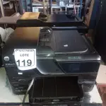 LOTE 119 - 02 IMPRESSORAS MULTIFUNCIONAIS MARCA HP. (NO ESTADO) ATENÇÃO! FAZER A VISITAÇÃO ANTES DE ARREMATAR, NÃO SABEMOS SE FUNCIONA. LEILÃO NÃO TEM GARANTIA E NEM DEVOLUÇÃO, SUJEITO A POSSÍVEIS AVARIAS VISÍVEIS/OCULTAS E/OU AUSÊNCIA DE COMPONENTES.