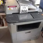 LOTE 300 - 01 IMPRESSORA MULTIFUNCIONAL MARCA SAMSUNG MODELO SCX5835FN. (NO ESTADO) ATENÇÃO! FAZER A VISITAÇÃO ANTES DE ARREMATAR, NÃO SABEMOS SE FUNCIONA. LEILÃO NÃO TEM GARANTIA E NEM DEVOLUÇÃO, SUJEITO A POSSÍVEIS AVARIAS VISÍVEIS/OCULTAS E/OU AUSÊNCIA DE COMPONENTES.