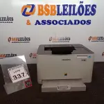 LOTE 337 - 01 IMPRESSORA SAMSUNG MODELO CLT365W. (NO ESTADO) ATENÇÃO! FAZER A VISITAÇÃO ANTES DE ARREMATAR, NÃO SABEMOS SE FUNCIONA. LEILÃO NÃO TEM GARANTIA E NEM DEVOLUÇÃO, SUJEITO A POSSÍVEIS AVARIAS VISÍVEIS/OCULTAS E/OU AUSÊNCIA DE COMPONENTES.
