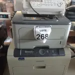 LOTE 268 - 03 IMPRESSORAS MARCAS E MODELOS DIVERSOS SENDO UMA COLORIDA E 02 APARELHOS DE FAX MARCAS E MODELOS DIVERSOS. (NO ESTADO) ATENÇÃO! FAZER A VISITAÇÃO ANTES DE ARREMATAR, NÃO SABEMOS SE FUNCIONA. LEILÃO NÃO TEM GARANTIA E NEM DEVOLUÇÃO, SUJEITO A POSSÍVEIS AVARIAS VISÍVEIS/OCULTAS E/OU AUSÊNCIA DE COMPONENTES.