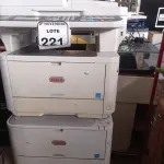 LOTE 221 - 02 IMPRESSORAS MARCA OKI SENDO UMA MULTIFUNCIONAL. (NO ESTADO) ATENÇÃO! FAZER A VISITAÇÃO ANTES DE ARREMATAR, NÃO SABEMOS SE FUNCIONA. LEILÃO NÃO TEM GARANTIA E NEM DEVOLUÇÃO, SUJEITO A POSSÍVEIS AVARIAS VISÍVEIS/OCULTAS E/OU AUSÊNCIA DE COMPONENTES.
