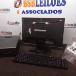 LOTE 324 - 01 CPU MARCA HP, 01 MONITOR MARCA LENOVO E 01 TECLADO. (NO ESTADO) ATENÇÃO! FAZER A VISITAÇÃO ANTES DE ARREMATAR, NÃO SABEMOS SE FUNCIONA. LEILÃO NÃO TEM GARANTIA E NEM DEVOLUÇÃO, SUJEITO A POSSÍVEIS AVARIAS VISÍVEIS/OCULTAS E/OU AUSÊNCIA DE COMPONENTES.