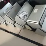LOTE 272 - 09 SCANNER’S MARCA FUJITSU. (NO ESTADO) ATENÇÃO! FAZER A VISITAÇÃO ANTES DE ARREMATAR, NÃO SABEMOS SE FUNCIONA. LEILÃO NÃO TEM GARANTIA E NEM DEVOLUÇÃO, SUJEITO A POSSÍVEIS AVARIAS VISÍVEIS/OCULTAS E/OU AUSÊNCIA DE COMPONENTES.