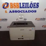 LOTE 181 - 01 IMPRESSORA SAMSUNG MODELO CLT365W. (NO ESTADO) ATENÇÃO! FAZER A VISITAÇÃO ANTES DE ARREMATAR, NÃO SABEMOS SE FUNCIONA. LEILÃO NÃO TEM GARANTIA E NEM DEVOLUÇÃO, SUJEITO A POSSÍVEIS AVARIAS VISÍVEIS/OCULTAS E/OU AUSÊNCIA DE COMPONENTES.