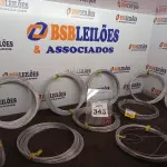 LOTE 343 - 10 ROLOS DE ARAME GALVANIZADO 1,24MM MARCA GERDAU. (NO ESTADO) ATENÇÃO! FAZER A VISITAÇÃO ANTES DE ARREMATAR, NÃO SABEMOS SE FUNCIONA. LEILÃO NÃO TEM GARANTIA E NEM DEVOLUÇÃO, SUJEITO A POSSÍVEIS AVARIAS VISÍVEIS/OCULTAS E/OU AUSÊNCIA DE COMPONENTES.