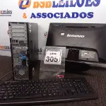 LOTE 305 - 01 CPU MARCA HP, 01 MONITOR MARCA LENOVO E 01 TECLADO. (NO ESTADO) ATENÇÃO! FAZER A VISITAÇÃO ANTES DE ARREMATAR, NÃO SABEMOS SE FUNCIONA. LEILÃO NÃO TEM GARANTIA E NEM DEVOLUÇÃO, SUJEITO A POSSÍVEIS AVARIAS VISÍVEIS/OCULTAS E/OU AUSÊNCIA DE COMPONENTES.