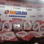 LOTE 328 - 10 MANGUEIRAS CORRUGADAS P/MÁQUINAS DE LAVAR(NOVO). (NO ESTADO) ATENÇÃO! FAZER A VISITAÇÃO ANTES DE ARREMATAR, NÃO SABEMOS SE FUNCIONA. LEILÃO NÃO TEM GARANTIA E NEM DEVOLUÇÃO, SUJEITO A POSSÍVEIS AVARIAS VISÍVEIS/OCULTAS E/OU AUSÊNCIA DE COMPONENTES.