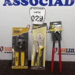 LOTE 029 - 01 ALICATE DE PRESSÃO 10, 01 TORQUE ARMADOR E 01 ALICATE CRIMPADOR RJ45 MARCA FERTAK(NOVO). (NO ESTADO) ATENÇÃO! FAZER A VISITAÇÃO ANTES DE ARREMATAR, NÃO SABEMOS SE FUNCIONA. LEILÃO NÃO TEM GARANTIA E NEM DEVOLUÇÃO, SUJEITO A POSSÍVEIS AVARIAS VISÍVEIS/OCULTAS E/OU AUSÊNCIA DE COMPONENTES.