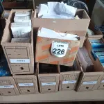 LOTE 226 - O1 LOTE C/MATERIAIS P/ESCRITÓRIO DIVERSOS(NOVO). (NO ESTADO) ATENÇÃO! FAZER A VISITAÇÃO ANTES DE ARREMATAR, NÃO SABEMOS SE FUNCIONA. LEILÃO NÃO TEM GARANTIA E NEM DEVOLUÇÃO, SUJEITO A POSSÍVEIS AVARIAS VISÍVEIS/OCULTAS E/OU AUSÊNCIA DE COMPONENTES.