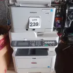 LOTE 239 - 01 APARELHO DE FAX INCOMPLETO 02 IMPRESSORAS SENDO UMA MULTIFUNCIONAL OKI E A OUTRA SAMSUNG. (NO ESTADO) ATENÇÃO! FAZER A VISITAÇÃO ANTES DE ARREMATAR, NÃO SABEMOS SE FUNCIONA. LEILÃO NÃO TEM GARANTIA E NEM DEVOLUÇÃO, SUJEITO A POSSÍVEIS AVARIAS VISÍVEIS/OCULTAS E/OU AUSÊNCIA DE COMPONENTES.